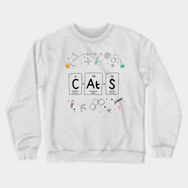 Elements of Cats Crewneck Sweatshirt by Cinestore Merch